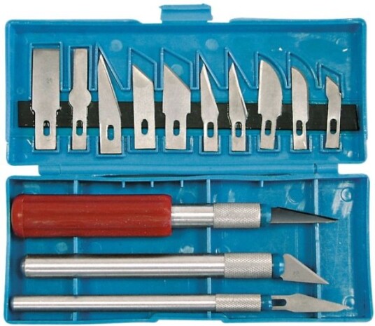 Mega Modelleringshobbykniver, 6 Stk. 30216 Mega Modelleringshobbykniver, 6 Stk. 30216