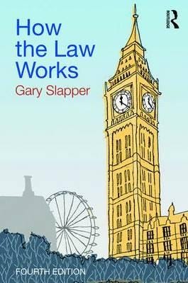 How The Law Works Av Gary Slapper