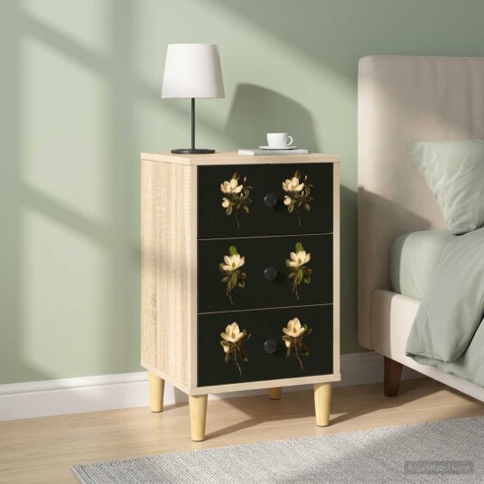 vidaXL Nattbordskap BREMEN 2 stk. Sonoma eik 36 x 33 x 60 cm