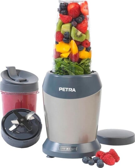 Petra Nutrimax Blender 1000W 1/0,8L Sølv
