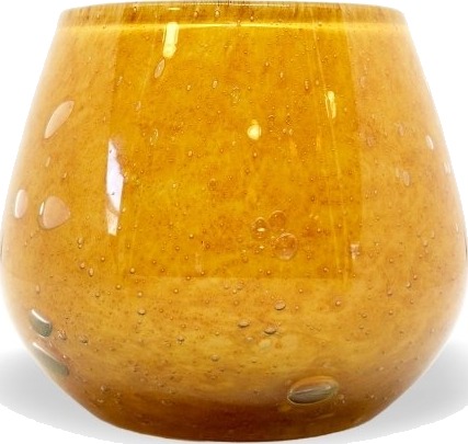 Securit® Stage Luna Munnblåst Resirkulert Glass Gul/Oransje
