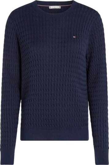 Tommy Hilfiger Dame Strikkevarer Blå M,