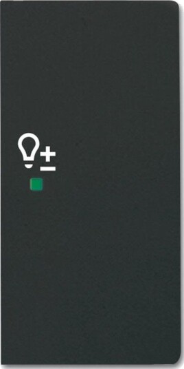 Abb Dimmer Future Linear 6220-0-0628 Enkeltvippe Matt, Svart Høyre