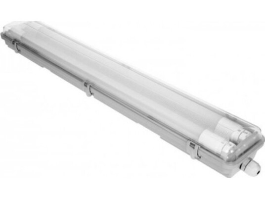 Orno Vumbi Ii T8 Led 2*9W Hermetisk Lampe Med T8 Led Lysrør 1800Lm Ip65 4000K Orno Vumbi Ii T8 Led 2*9W Hermetisk Lampe Med T8 Led Lysrør 1800Lm Ip65 4000K