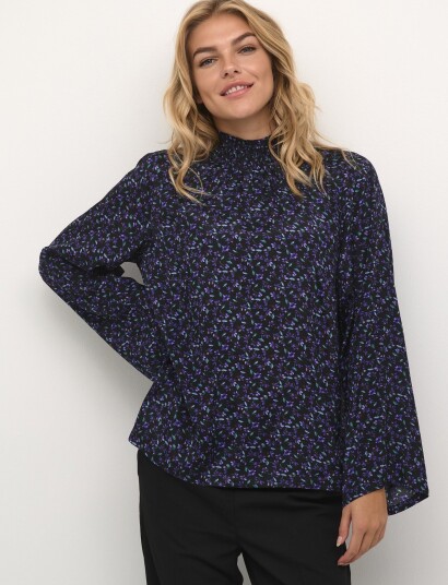 Kaffe Kapollie Blouse Navy 34