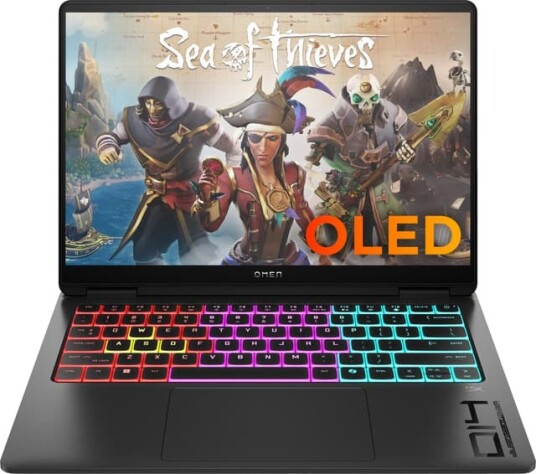 HP Omen 14 U7-255H 16 1TB 5060 bærbar gaming PC D89CNEA#UUW