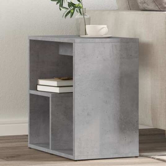 Sidebord 2 stk betonggrå 50x30x50 cm konstruert tre 840562 Sidebord 2 stk betonggrå 50x30x50 cm konstruert tre 840562