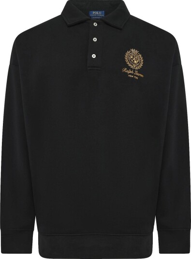 Polo Ralph Lauren The Rl Fleece Relaxed Crest Sweatshirt POLO BLACK M