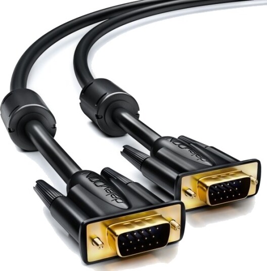 Deleycon Mk1752 1,5 M Vga D-Sub Vga D-Sub Hankjønn Hankjønn Sort