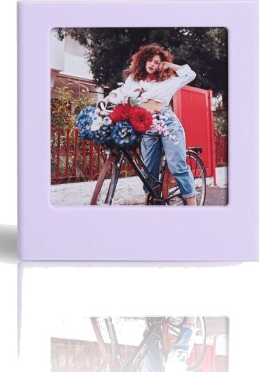 Loveinstant Magnetramme Til Kjøleskap For Fuji Instax Square Sq Link / Sq1 / Sq6 / Sq10 / Sq20 / Fiolett