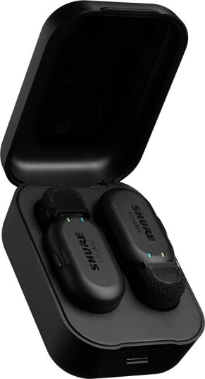 Shure Movemic Two Wireless Lavs to Phone Charge Case