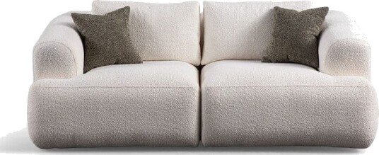 Dashwood 2 seters sofa Hvit