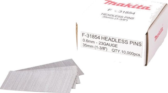 Makita Dykkertspiker F-31854 0,6 × 35 mm, Galvanisert