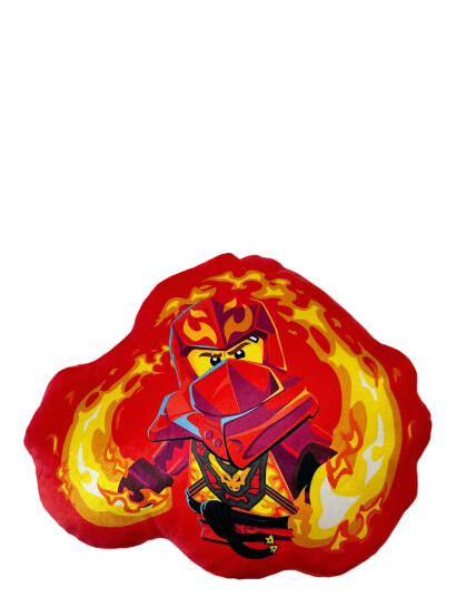 Ninjago Lego Ninjago Kai, Figurformede Puder - Red - ONE SIZE Ninjago Lego Ninjago Kai, Figurformede Puder - Red - ONE SIZE
