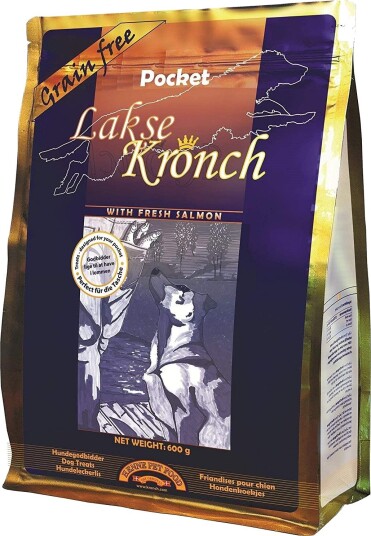 Kronch Lakse Pocket 600 gram - Tørrfôr til hund Kronch Lakse Pocket 600 gram - Tørrfôr til hund