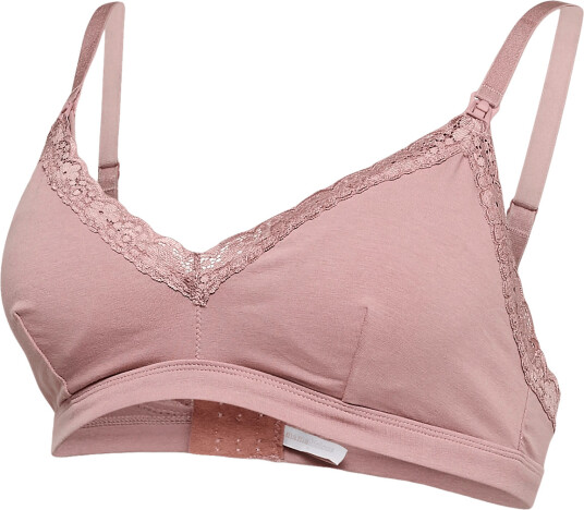 Mamalicious Mlsiffa Lace Feed Me  Bra 2F   Pink   XL