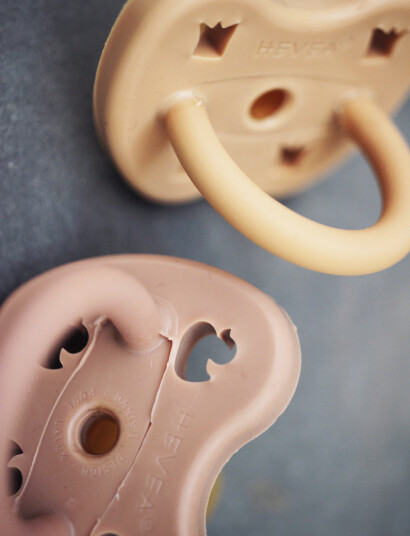 HEVEA Hevea Pacifier 3-36 Months Round, 2 Pack - Beige - 3-36MONTHS HEVEA Hevea Pacifier 3-36 Months Round, 2 Pack - Beige - 3-36MONTHS