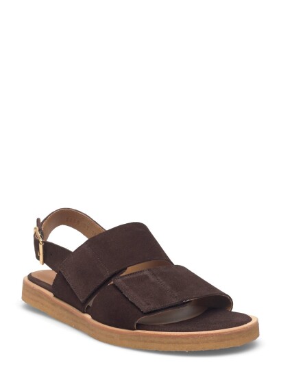 ANGULUS Sandals Flat Open Toe Op Brown 42