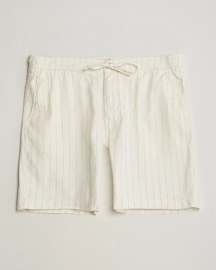 Morris Fenix Linen Shorts Beige