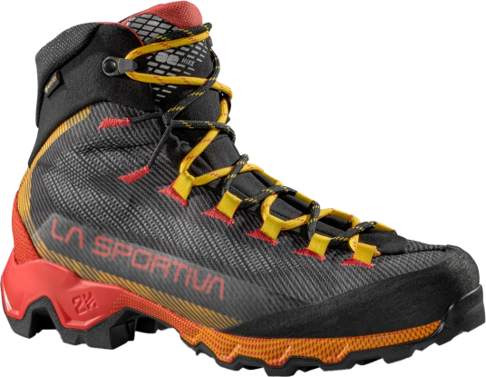 La Sportiva Men"s Aequilibrium Hike GORE TEX Carbon/Yellow 41.5 La Sportiva Men"s Aequilibrium Hike GORE TEX Carbon/Yellow 41.5