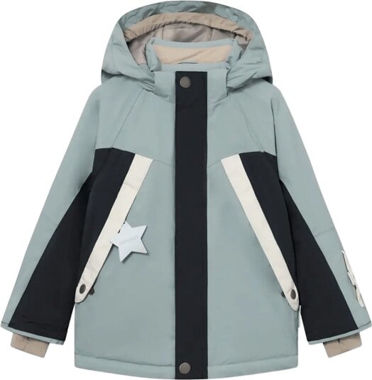 MINI A TURE Matvalonso Ski Jacket. Grs SLATE GRAY BLACK 9Y/134