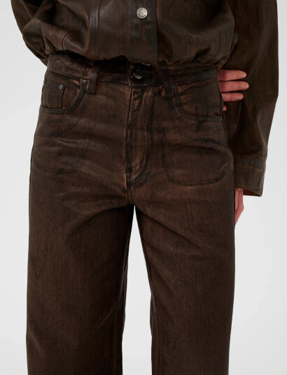 Gestuz Gzcellie Hw Wide Jeans Brown 31 x 32 Gestuz Gzcellie Hw Wide Jeans Brown 31 x 32