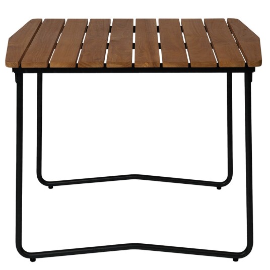 Grythyttan Stålmöbler Bord B31 84 Ubehandlet teak / svart ramme Grythyttan Stålmöbler Bord B31 84 Ubehandlet teak / svart ramme