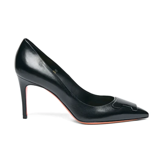 Santoni, Dame, Sko, Svart, 40 EU,