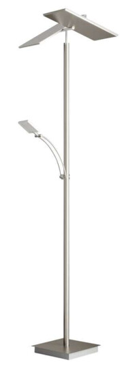 Lucande LED-uplight Parthena, nikkel