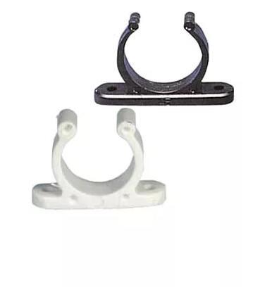 Nylon Hakeklemme 30mm Sort