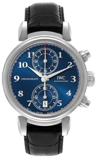 IWC Herreklokke IW393402 Da Vinci Blå/Lær Ø42 mm