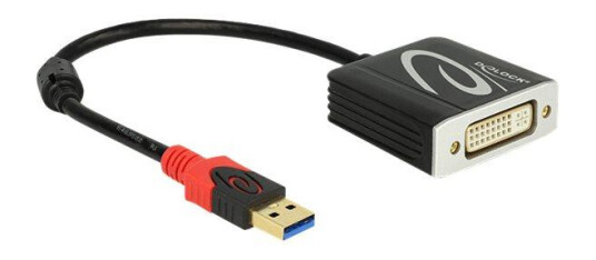 Delock ekstern videoadapter - svart Delock ekstern videoadapter - svart
