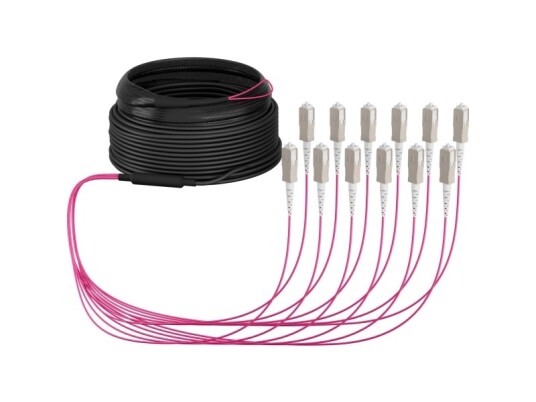 Efb Elektronik Stammekabel U-Dq Zn Bh Om4 12G 1X12 Sc-Sc 40M Dca Lszh - Kabel - 40 M (O8341s40om4)
