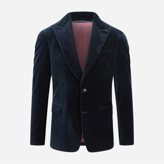 Velvet Blazer Midnight Navy