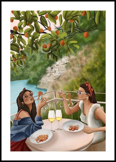 Tasting the Amalfi Breeze Poster Plakat / 70x100cm