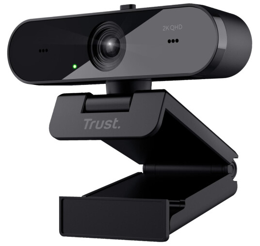 TRUST Taxon QHD 2K webkamera ECO USB 2560x1440 oppløsning mikrofon 30 fps autofokus personvernfilter TRUST Taxon QHD 2K webkamera ECO USB 2560x1440 oppløsning mikrofon 30 fps autofokus personvernfilter