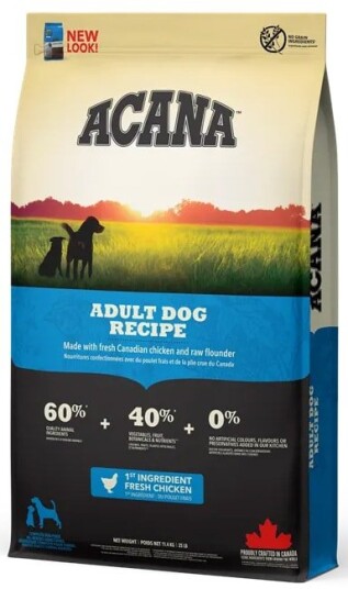 Acana Adult Dog Recipe 11.4Kg Acana Adult Dog Recipe 11.4Kg