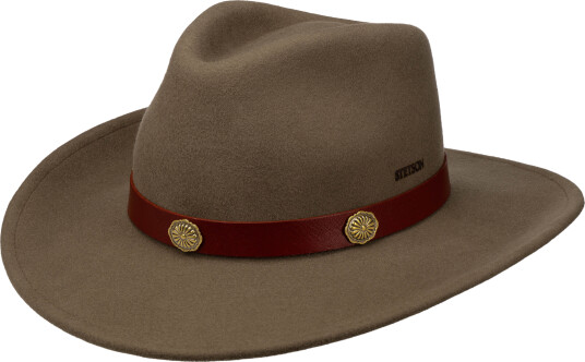 Stetson Western Woolfelt Hat Olive 59/L