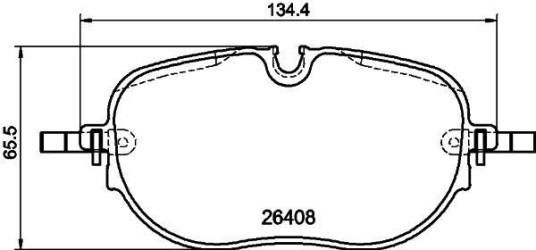 Bremseklosser HELLA 8DB 355 042-671