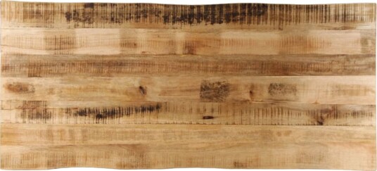 Bordplate naturlig kant 140x60x3,8 cm grovt heltre mangotre 370697
