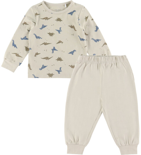 CeLaVi Pyjama Set Ls Beige 120