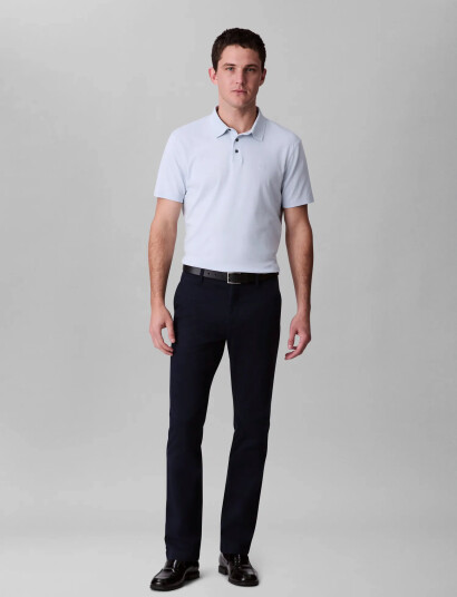 Calvin Klein Slm Rfnd Cttn Stretch Trouser   Black   34 x 34