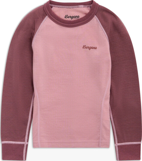 Bergans Inner:Dual Merino Kids Long Sleeve Rosa 116