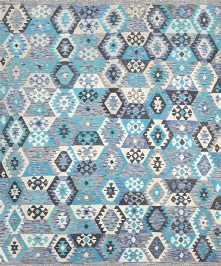 Orientalsk Teppe Vegi Kelim Hand Woven 251 x 305 cm Størrelse: 251 x 305 cm