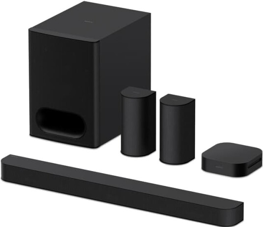 Sony HT-S60 5.1 Kanals Hjemmeteaterlydbomsystem Lydplanke Sort