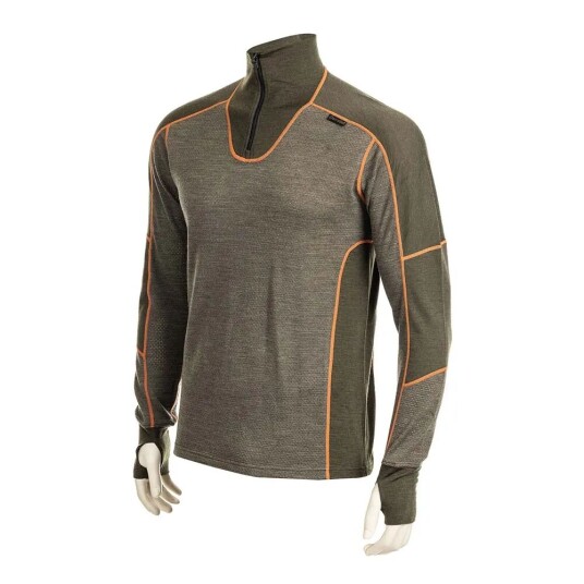 Dovrefjell Jegern Wool Mesh polo (M) herre - Str. 3XL