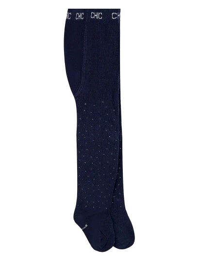 Boboli Thick Tights Crystals Navy 86 Boboli Thick Tights Crystals Navy 86