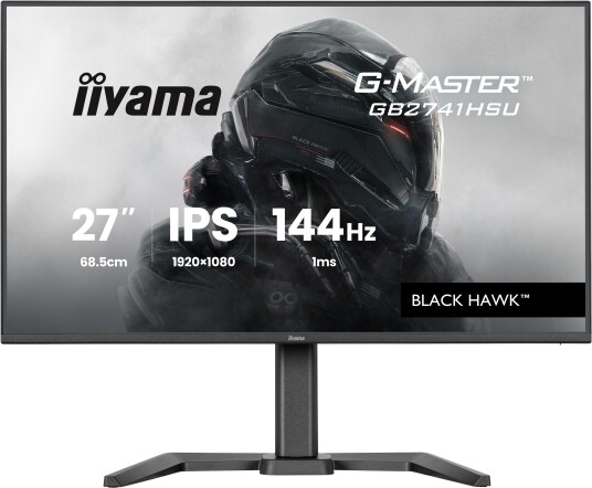 Iiyama G-Master Black Hawk 27" FHD Gaming-Skjerm med 144Hz IPS Iiyama G-Master Black Hawk 27" FHD Gaming-Skjerm med 144Hz IPS