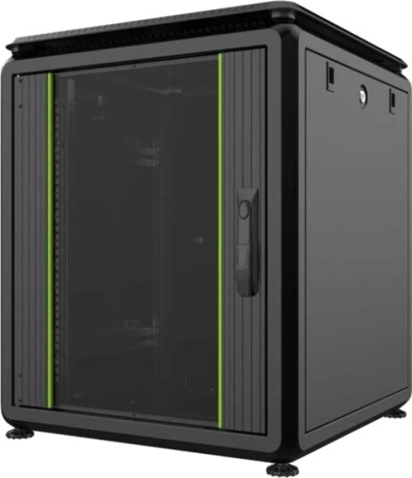 Lanview By Logon Rack Skap 600 X 600 Mm Data Line Free-Standing Svart Ral 9005 12U 19" Lanview By Logon Rack Skap 600 X 600 Mm Data Line Free-Standing Svart Ral 9005 12U 19"