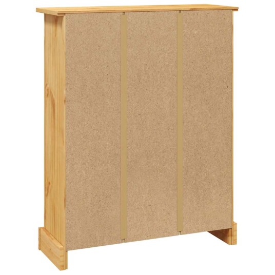 vidaXL Bokhylle med 3 hyller meksikansk Corona-stil furu 81x29x100 cm vidaXL Bokhylle med 3 hyller meksikansk Corona-stil furu 81x29x100 cm